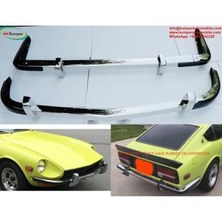 Datsun 240Z, 260Z 280Z bumpers (1969-1978) with rubber & over riders